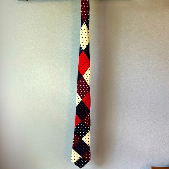 J. Press Silk Patchwork Tie - Picture 1 of 4